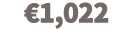 €1,022