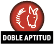 icono doble aprtitud, este label identifica variedades que pueden utilziar tanto en la industria ganadera como en la industria agroalimentaria