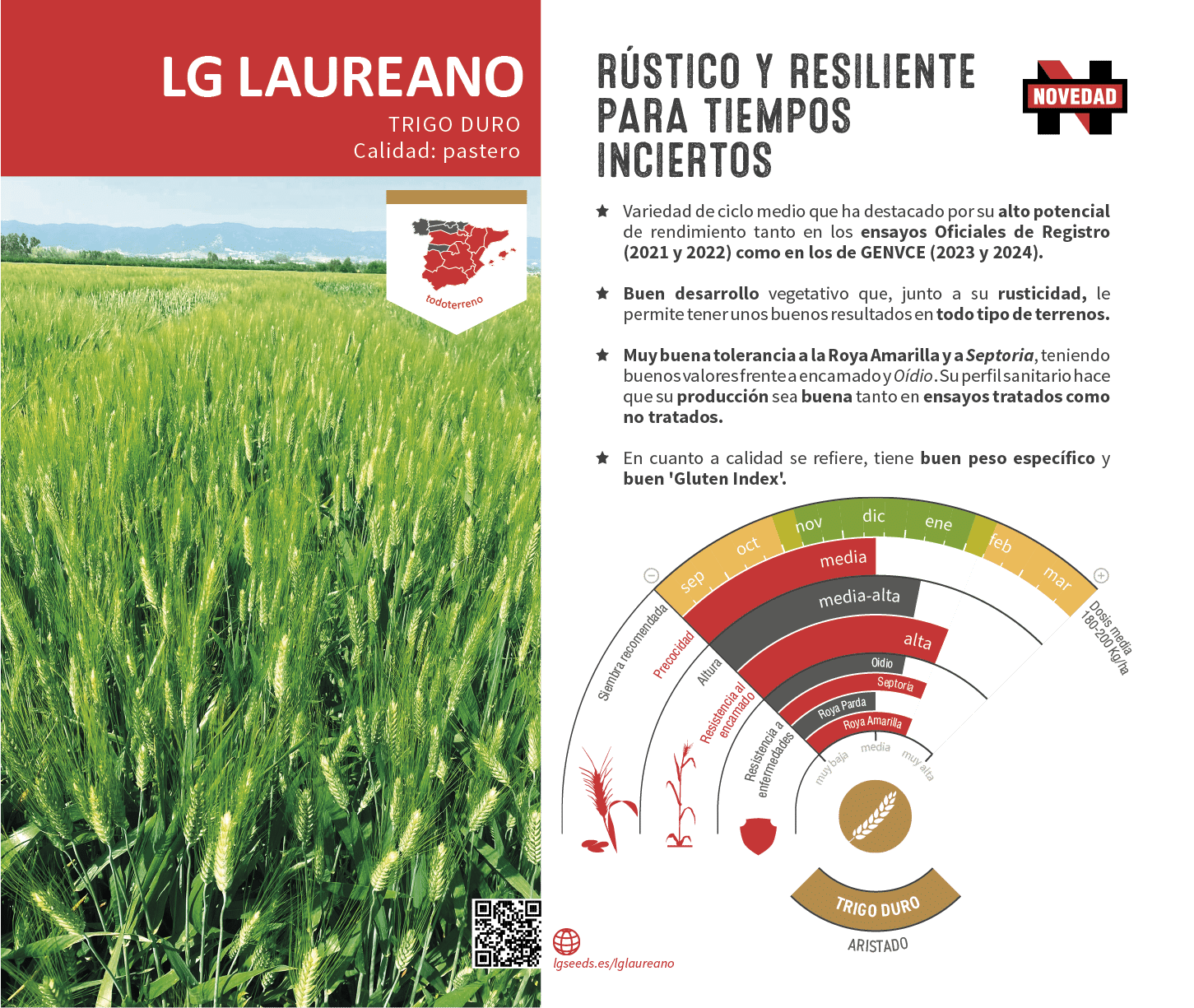 La variedades de cereal,cebada y triticale mejor adaptadas a las condicionoes agro climaticas de espa a.