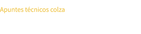 Apuntes t cnicos colza