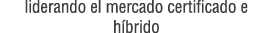 liderando el mercado certificado e h brido