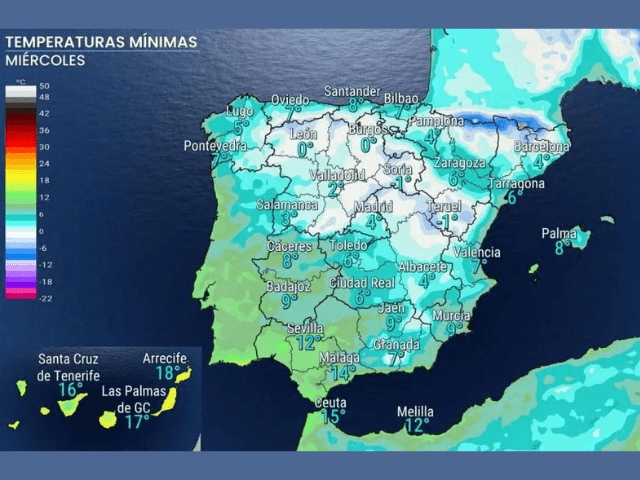 Las temperaturas árticas llegan a España ¿hasta cuando?
