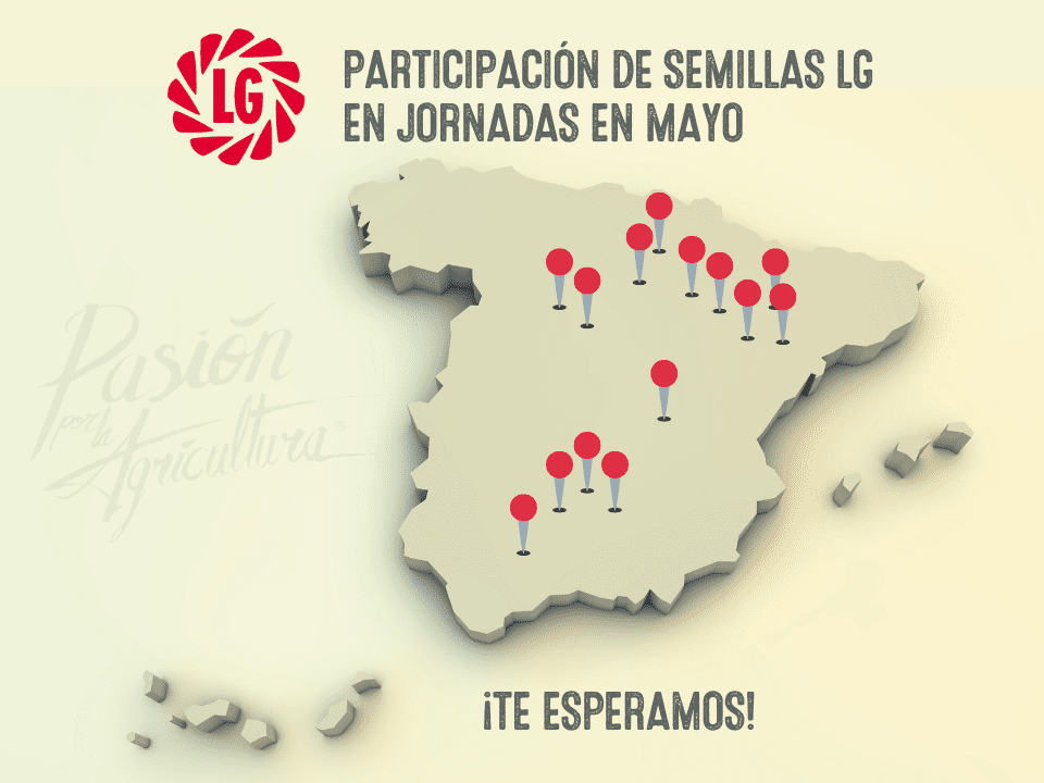 Jornadas en las que participa Semillas LG el mes de mayo
